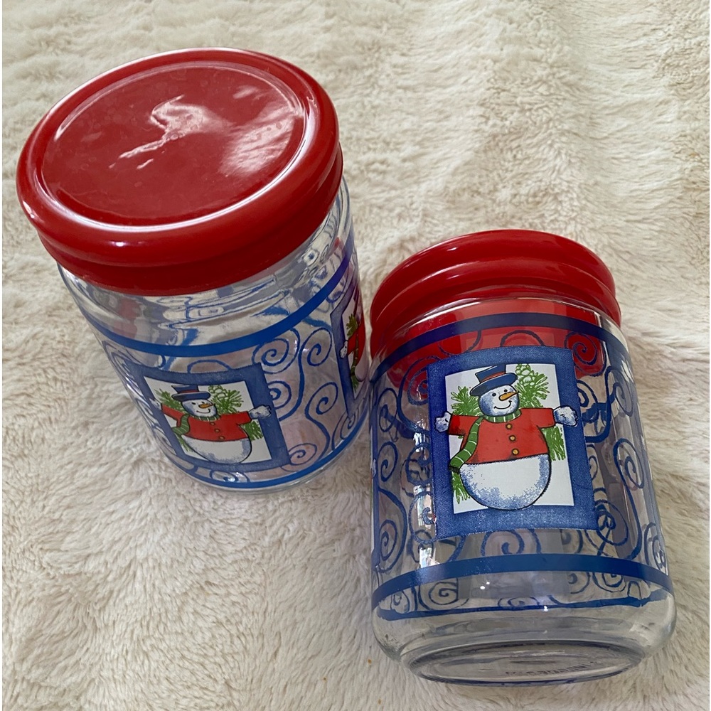 Two Christmas jars